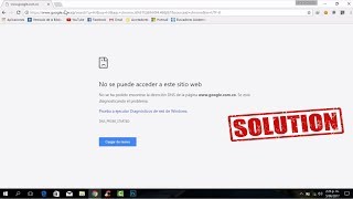 Solucionar problemas de conexión│ DNS│ Problemas en el Navegador│Solución 2024Windows 7 8 10 11 [upl. by Theona]