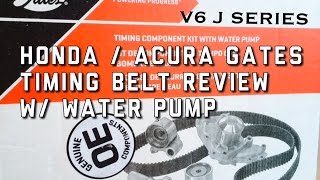 Unboxing Gates Timing Belt J Series Honda Acura V6 Review  Bundys Garage [upl. by Orten738]