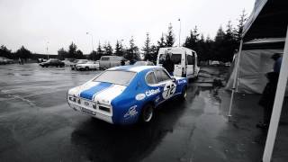 Ford Capri with Side pipes revving  PURE SOUND [upl. by Billie]