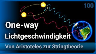 Oneway Lichtgeschwindigkeit messen • relativistischer Dopplereffekt • vAzS 100  Josef M Gaßner [upl. by Aihseym121]