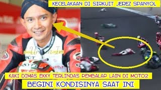 Kabar Terkini Dimas Ekky Pratama Pembalap Indonesia Yang Terlindas di Moto2 [upl. by Haissi260]