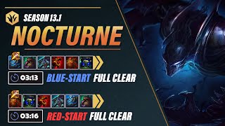 Season 13 Nocturne Jungle Clear Guide and Itemization Discussion [upl. by Natalya]