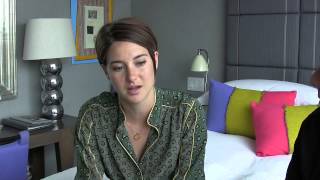 Shailene Woodley  Das Schicksal ist ein mieser Verräter  Interview  CINEMARedaktion [upl. by Wesa]