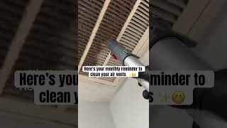 Air Vent Cleaning Reminder 😶‍🌫️✨ deepcleaning deepclean ventcleaning airventcleaning cleaning [upl. by Yve]