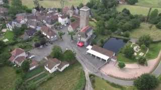 Restaurant quotLa table de la tourquot  Teyssieu  Village Médiéval du Lot par PRESTA DRONE [upl. by Notsle]