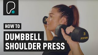 How To Do A Dumbbell Shoulder Press [upl. by Royce]