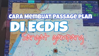 Cara Membuat Passage Plan di ECDIS sederhana [upl. by Fidelia]