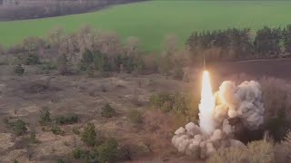 Russia releases video of Iskander missile system deployment in Ukraine [upl. by Naanac]