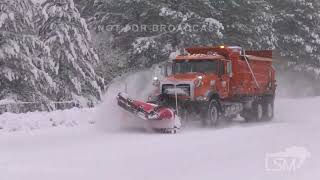 01162023 Flagstaff AZ  Plowing And Sledding During Heavy Snowfall [upl. by Tdnaltroc224]