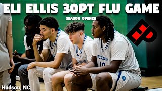 Eli Ellis Goes Off For 30 With The Flu In The Season Opener For Moravian Prep Academy In Hudson NC [upl. by Adnarym]