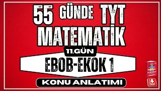 EBOB EKOK Konu Anlatımı 1  2024  55 Günde TYT Matematik Kampı  11Gün [upl. by Hubsher]