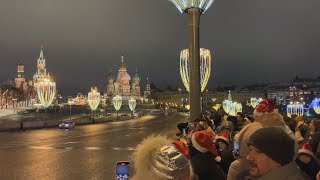 БЕЗ САЛЮТА НА КРАСНОЙ ПЛОЩАДИ НОВЫЙ ГОД 2023  WITHOUT FIREWORK FOR NEW YEAR IN MOSCOW 2023 [upl. by Marlene56]