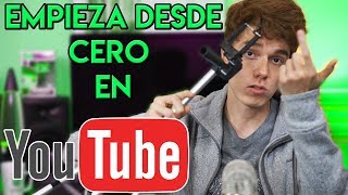 Cómo EMPEZAR EN YOUTUBE Desde 0 Suscriptores Y Con Poco Dinero En 2021 quedateencasa [upl. by Nylcsoj]