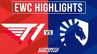 T1 vs TL Highlights ALL GAMES  EWC 2024 Semifinals  T1 vs Team Liquid [upl. by Holli]