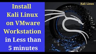 Install Kali Linux on VMware Workstation in Less than 5 minutes  Import prebuilt Kali VM [upl. by Arev]