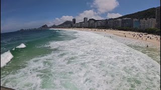 240227 BrazilBrazil Rio de Janeiro Copacabana and Leme Beaches Walk [upl. by Stoneham]