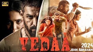 VEDAA 2024  New Released Bollywood Full Action Movie in 4K  John Abraham Sharvari Wagh  new [upl. by Truelove]