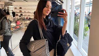 LUXURY SHOPPING VLOG BICESTER VILLAGE 2022 🔥 Dior YSL Gucci Prada ft RominaRoseMay [upl. by Marabel]