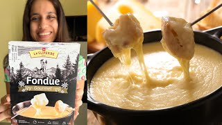 Ready to Eat Cheese Fondue Review  Switzerland Cheese 🧀 Fondue Recipe  ₹1500 😱😱😱 [upl. by Demmahom]