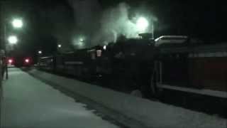 2012年1月19日 SL冬の湿原号 回送 トマム駅から羽帯駅 [upl. by Ytirehc]