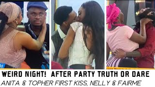 Bbnaija Season 9 Weird Night Truth Or Dare Anita kiss Topher Passionately Handi And Ben Wanni [upl. by Arny957]