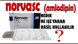 NORVASC Tablet Amlodipin Nedir Niçin Kullanılır Nasıl Kullanılır Yan Etkileri Nelerdir [upl. by Crocker210]