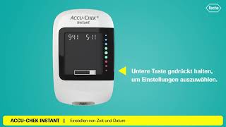 Accu Chek Instant  Einstellungen [upl. by Aihsik]