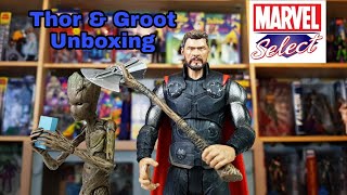 Avengers THOR amp GROOT Figuren Review  Comic Toy Hunter [upl. by Adnuhsal]