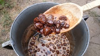 Dulceata de nuci verzi reteta traditionala veche Jam of green nuts Romanian traditional recipe [upl. by Minna760]