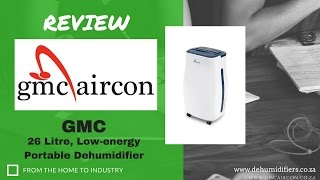 Portable Dehumidifier Review  26L Low energy  GMC Aircon [upl. by Anak284]