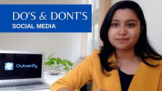 Social Media Etiquette Dos amp Donts [upl. by Xonel]