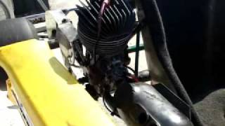 iame parilla tt75 100cc go kart engine test [upl. by Oikim300]