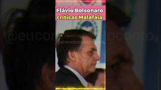 Flávio Bolsonaro responde a críticas de Malafaia [upl. by Paget]