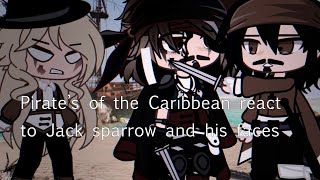 Pirates of the Caribbean react to Jack Sparrow and his faces  GC x POTC [upl. by Nnalorac520]