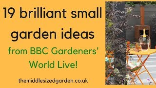 19 brilliant small garden ideas from BBC Gardeners World Live [upl. by Denni178]