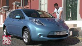 Nissan Leaf review  Auto Express [upl. by Adnor866]