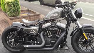 Harley 48 Custom Bobber fully loaded 2016 [upl. by Albarran]