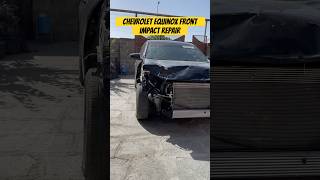 Chevrolet equinox front impact repair  Chevrolet equinox ремонт переднего удара automobile [upl. by Refinneg966]