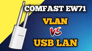 VLAN CONFIGURATION TUTORIAL COMFAST EW71 VERSION 2 [upl. by Morganica]