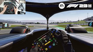 F1 23  MercedesAMG F1 M14 2023  Logitech g29 gameplay [upl. by Jarrow]