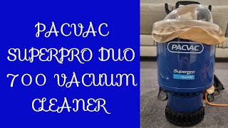 Pacvac Superpro Duo 700 Vacuum Cleaner [upl. by Sapers541]