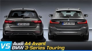 Audi A4 Avant 2020 Vs BMW 3Series Touring 2020  Design amp Dimensions  Aircar [upl. by Caleb]