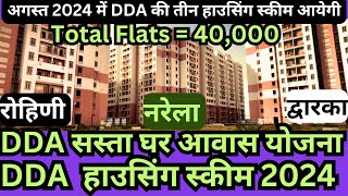 New DDA upcoming Housing Scheme in 2024  DDA FLATS NARELA Rohini Dwarka  dda flats for sale [upl. by Ader814]