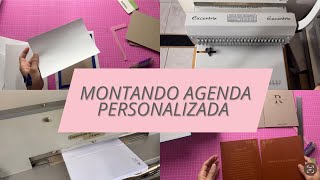 COMO MONTAR AGENDA PERSONALIZADA [upl. by Kenon]