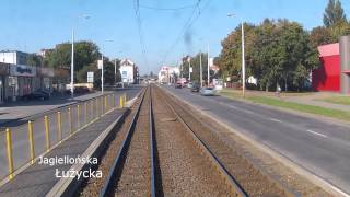 Tramwaje Bydgoszcz w pigulce Linia 1 Las Gdanski  Wyscigowa [upl. by Gallager]