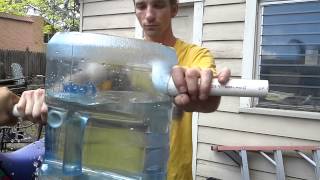 Aquaponics diy swirl filter [upl. by Kezer322]