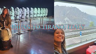 Our Hotel And Train Ride From Milan Malpensa To Tirano Italy [upl. by Lebasiram]