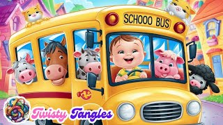 Wheels on the Bus  Nursery Rhymes amp Kids Songs  Baby Cartoon [upl. by Querida]