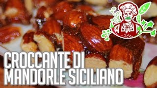 U TURRUNE SICILIANO la ricetta del CROCCANTE di mandorlericetteflash [upl. by Neehs]