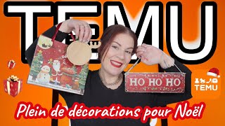 TEMU 🎄🎁gros haul décoration de Noël [upl. by Ninnette723]